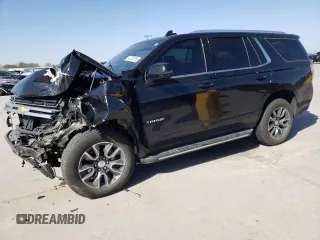 2023 Chevrolet Tahoe LT with VIN 1GNSCNKD2PR527435, listed as a Copart auction lot 49720215 with Not provided miles and Salvage title. Bid and sale history available at DreamBid. Image 1.