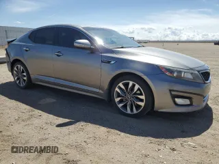 2015 Kia Optima SX Turbo with VIN 5XXGR4A69FG515052, listed as a Copart auction lot 49171325 with 154,008 mi miles and Salvage Title. Bid and sale history available at carsss.com. Image 4.