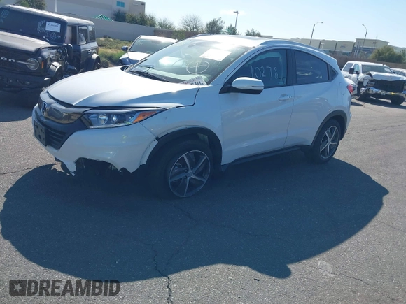 2022 Honda HR-V EX with VIN 3CZRU6H57NM750850, listed as a IAAI auction lot 41510278 with 38,814 mi miles. Bid and sale history available at carsss.com. Image 2.