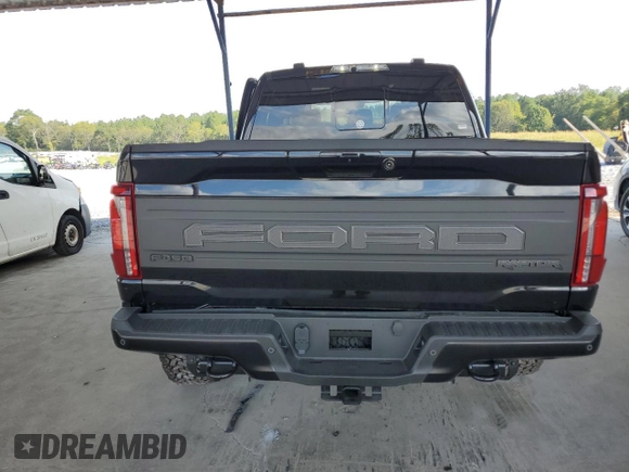 2024 Ford F-150 Raptor with VIN 1FTFW1RG7RFA04247, listed as a Copart auction lot 69034844 with 2,058 mi miles and Salvage Title. Bid and sale history available at DreamBid. Image 6.