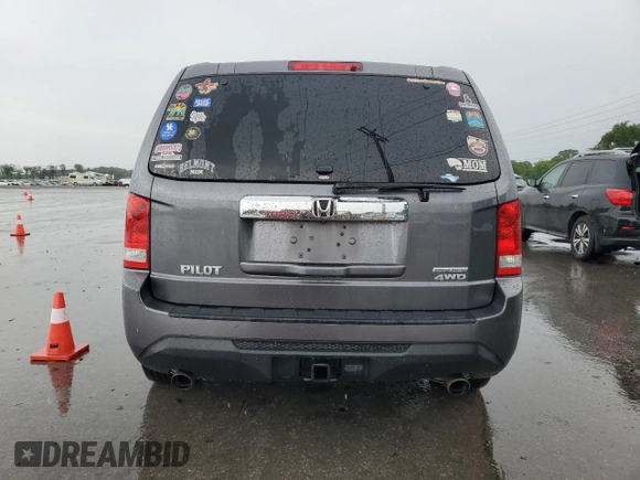 2015 Honda Pilot SE with VIN 5FNYF4H30FB067974, listed as a Copart auction lot 61554365 with 233,893 mi miles and Clean title. Bid and sale history available at DreamBid. Image 6.