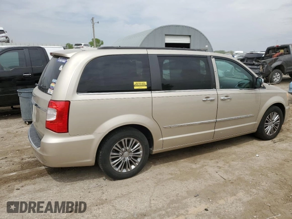 2014 Chrysler Town & Country Touring-L with VIN 2C4RC1CG3ER232148, listed as a Copart auction lot 53854975 with 124,024 mi miles and Clean Title. Bid and sale history available at carsss.com. Image 3.