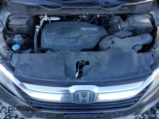2018 Honda Odyssey EX-L with VIN 5FNRL6H75JB044985, listed as a Copart auction lot 50081345 with 157,688 mi miles and Salvage Title. Bid and sale history available at DreamBid. Image 12.