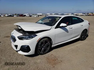 2021 BMW 2 Series 228i with VIN WBA53AK07M7H93052, listed as a Copart auction lot 59135483 with 12,834 mi miles. Bid and sale history available at carsss.com. Image 1.