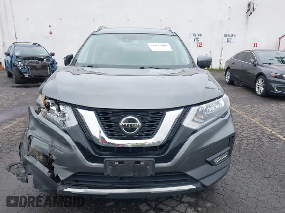 2019 Nissan Rogue SV with VIN 5N1AT2MV3KC791036, listed as a IAAI auction lot 41637400 with 119,653 mi miles. Bid and sale history available at carsss.com. Image 12.