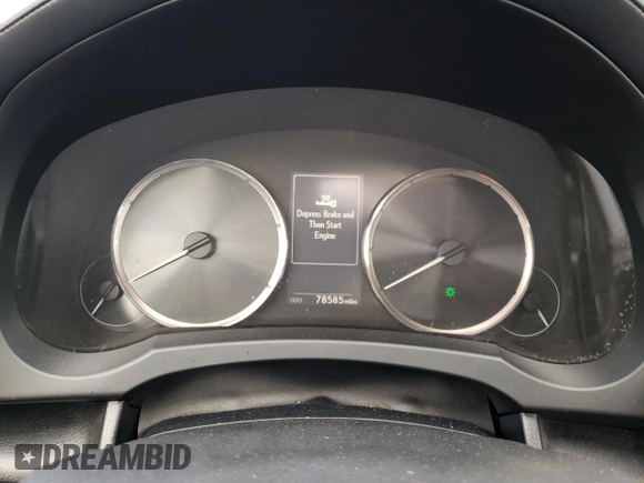 2017 Lexus IS 300 with VIN JTHCM1D28H5020352, listed as a Copart auction lot 43631495 with 78,585 mi miles and Salvage title. Bid and sale history available at DreamBid. Image 9.