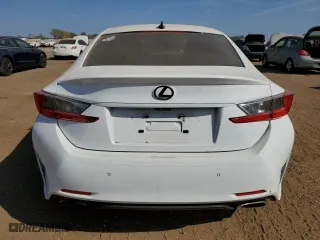 2015 Lexus RC 350 with VIN JTHSE5BC0F5003621, listed as a Copart auction lot 71625424 with 0 mi miles and Salvage Title. Bid and sale history available at carsss.com. Image 6.