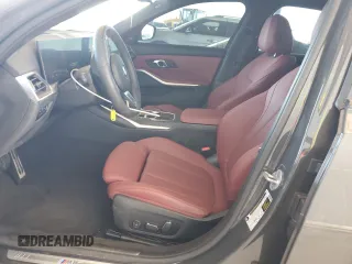 2024 BMW 3 Series M340i with VIN 3MW49FS05R8E84755, listed as a Copart auction lot 49288935 with 12,258 mi miles and Salvage Title. Bid and sale history available at carsss.com. Image 7.