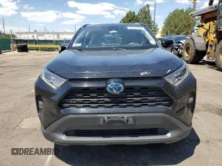 2021 Toyota RAV4 Hybrid LE with VIN 2T3B6RFVXMW028517, listed as a Copart auction lot 61558755 with 136,330 mi miles and Salvage title. Bid and sale history available at DreamBid. Image 5.