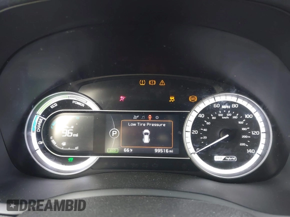 2017 Kia Niro FE with VIN KNDCB3LC1H5093432, listed as a IAAI auction lot 41464983 with 99,516 mi miles. Bid and sale history available at carsss.com. Image 7.