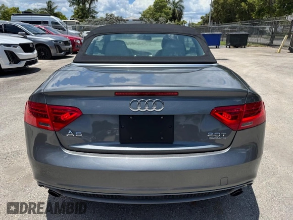 2016 Audi A5 Premium with VIN WAUD2AFH7GN006385, listed as a Copart auction lot 66216535 with 138,531 mi miles and Clean title. Bid and sale history available at DreamBid. Image 6.