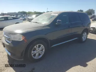 2013 Dodge Durango SXT with VIN 1C4RDHAG9DC584277, listed as a Copart auction lot 65748345 with 163,056 mi miles and Clean title. Bid and sale history available at DreamBid. Image 1.