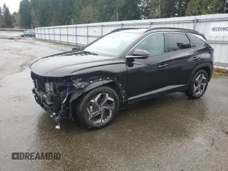 2023 Hyundai Tucson Limited with VIN KM8JECA16PU089408, listed as a Copart auction lot 50370175 with 25,394 mi miles and Salvage title. Bid and sale history available at DreamBid. Image 1.