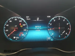 2021 Mercedes-Benz C 300 with VIN W1KWF8EB8MR605571, listed as a Copart auction lot 55289805 with 41,529 mi miles and Salvage title. Bid and sale history available at DreamBid. Image 9.