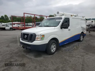 2015 Nissan NV SV with VIN 1N6BF0KY1FN804259, listed as a Copart auction lot 53644655 with 132,951 mi miles and Salvage title. Bid and sale history available at DreamBid. Image 1.