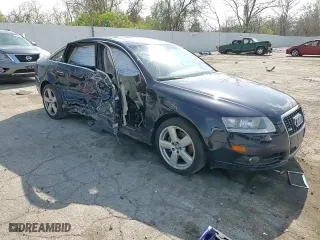 2008 Audi A6 with VIN WAUDH74F18N131497, listed as a Copart auction lot 50398155 with 134,473 mi miles and Salvage Title. Bid and sale history available at carsss.com. Image 10.