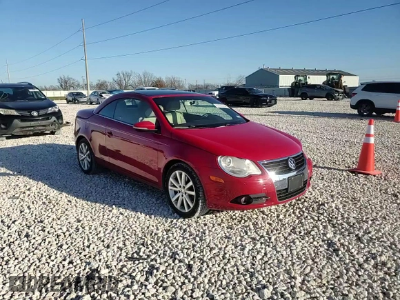 2011 Volkswagen Eos Komfort with VIN WVWBW7AH8BV003481, listed as a Copart auction lot 83985554 with 123,299 mi miles and Salvage Title. Bid and sale history available at DreamBid. Image 10.
