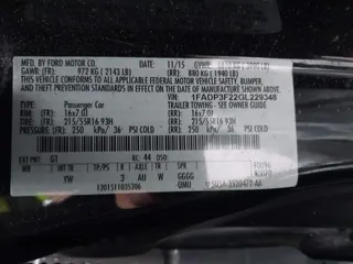2016 Ford Focus SE with VIN 1FADP3F22GL229348, listed as a IAAI auction lot 42169543 with 173,818 mi miles and . Bid and sale history available at DreamBid. Image 9.
