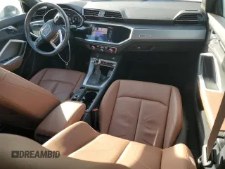 2022 Audi Q3 Premium with VIN WA1AUCF32N1001495, listed as a Copart auction lot 83381104 with 24,682 mi miles and Salvage Title. Bid and sale history available at carsss.com. Image 8.