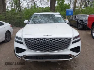 2025 Genesis GV80 Advanced z VIN KMUHBESB4SU261777, wystawiony jako IAAI lot #42147098 z przebiegiem 2 632 mil mil oraz . Historia ofert i sprzedaży dostępna na DreamBid. Obrazek 12.
