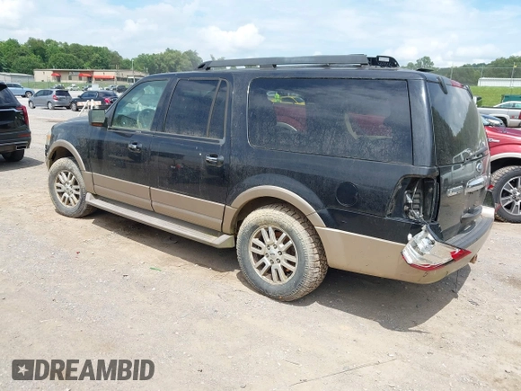2011 Ford Expedition Max XLT with VIN 1FMJK1J56BEF40744, listed as a IAAI auction lot 42448777 with 186,531 mi miles and . Bid and sale history available at DreamBid. Image 3.
