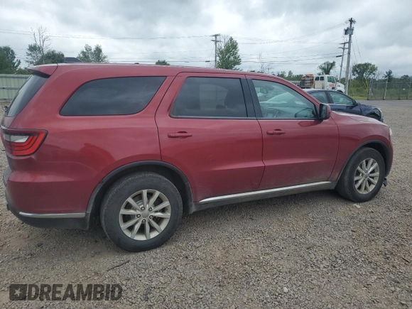 2015 Dodge Durango SXT with VIN 1C4RDJAG8FC147543, listed as a Copart auction lot 65713485 with 209,010 mi miles and Salvage title. Bid and sale history available at DreamBid. Image 3.
