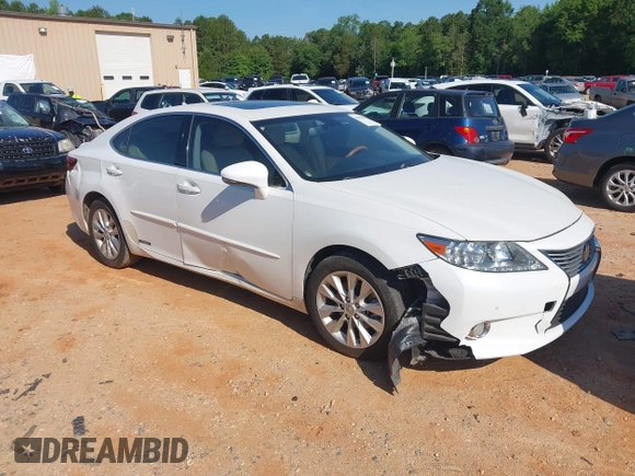 2013 Lexus ES 300h with VIN JTHBW1GG1D2017222, listed as a IAAI auction lot 42454502 with 168,320 mi miles and . Bid and sale history available at DreamBid. Image 1.