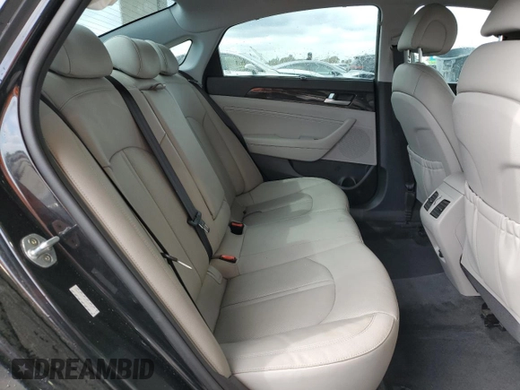 2017 Hyundai Sonata Limited with VIN KMHE34L3XHA075915, listed as a Copart auction lot 42370454 with 57,669 mi miles and . Bid and sale history available at DreamBid. Image 10.