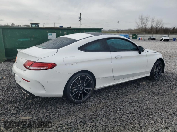2022 Mercedes-Benz C 300 with VIN W1KWJ8DB3NG113978, listed as a Copart auction lot 48002755 with Not Provided miles and Salvage Title. Bid and sale history available at DreamBid. Image 3.