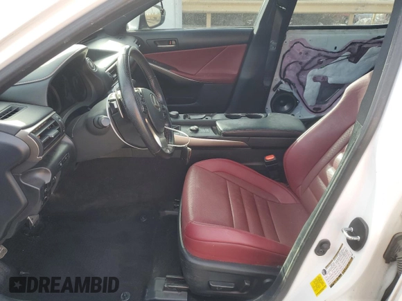 2020 Lexus IS 300 F Sport with VIN JTHGA1D21L5103995, listed as a Copart auction lot 47131455 with 3,928 mi miles and Salvage title. Bid and sale history available at DreamBid. Image 7.