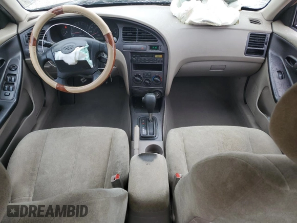 2003 Hyundai Elantra GLS z VIN KMHDN45D43U663926, wystawiony jako Copart lot #50036625 z przebiegiem 152 174 mil mil oraz Szkoda całkowita • Salvage title. Historia ofert i sprzedaży dostępna na DreamBid. Obrazek 8.