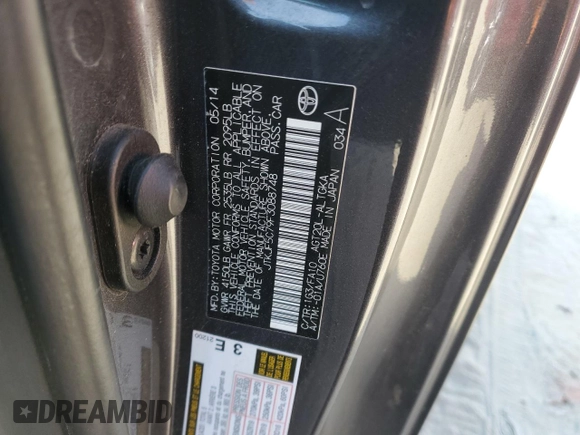 2015 Scion tC with VIN JTKJF5C79F3088748, listed as a Copart auction lot 54433445 with 169,856 mi miles and Salvage Title. Bid and sale history available at carsss.com. Image 12.