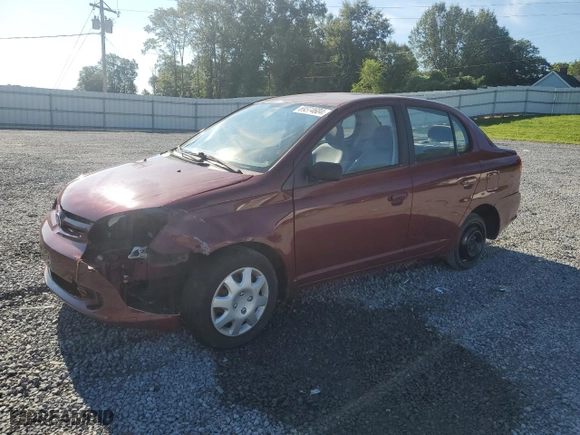 2003 Toyota ECHO with VIN JTDBT123435042725, listed as a Copart auction lot 69374604 with 123,369 mi miles and Salvage Title. Bid and sale history available at carsss.com. Image 1.