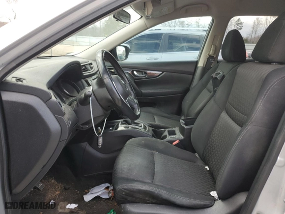 2017 Nissan Rogue S with VIN JN8AT2MT6HW383743, listed as a Copart auction lot 47916595 with 158,954 mi miles and Salvage Title. Bid and sale history available at carsss.com. Image 7.