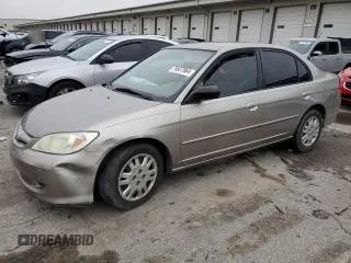 2004 Honda Civic LX with VIN 1HGES16574L018834, listed as a Copart auction lot 79537964 with 47,052 mi miles and Non Repairable. Bid and sale history available at carsss.com. Image 1.
