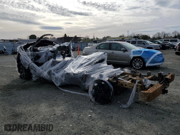 2023 Ford F-150 Lightning Pro with VIN 1FT6W1EV1PWG00813, listed as a Copart auction lot 44388625 with Not provided miles and Non repairable. Bid and sale history available at DreamBid. Image 2.