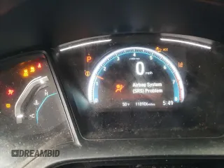 2019 Honda Civic LX with VIN 2HGFC2F66KH541403, listed as a Copart auction lot 48694535 with 118,906 mi miles and Salvage Title. Bid and sale history available at DreamBid. Image 9.