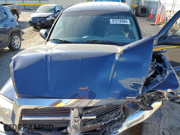 2005 Dodge Dakota SLT with VIN 1D7HE48K85S165264, listed as a Copart auction lot 81218484 with Not Provided miles and Salvage Title. Bid and sale history available at DreamBid. Image 11.