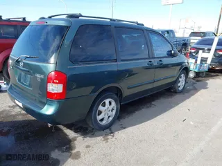 2000 Mazda MPV DX with VIN JM3LW28G0Y0102748, listed as a IAAI auction lot 41408850 with 281,995 mi miles. Bid and sale history available at carsss.com. Image 4.