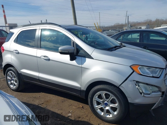 2018 Ford EcoSport SE with VIN MAJ3P1TE0JC205751, listed as a IAAI auction lot 41696168 with 97,166 mi miles. Bid and sale history available at carsss.com. Image 13.