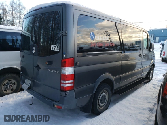 2012 Freightliner Sprinter with VIN WCDPE7CC0C5696447, listed as a Copart auction lot 81990694 with Not Provided miles and Clean Title. Bid and sale history available at DreamBid. Image 3.