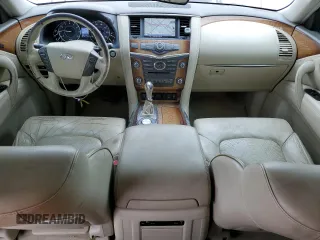 2011 Infiniti QX56 7-passenger with VIN JN8AZ2NF1B9500206, listed as a Copart auction lot 54245325 with 189,438 mi miles and Salvage Title. Bid and sale history available at carsss.com. Image 8.