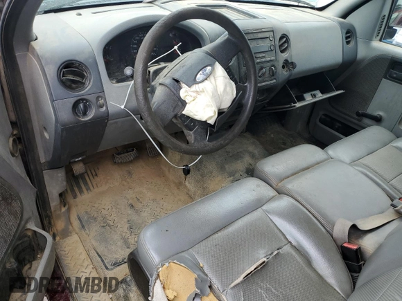 2005 Ford F-150 STX with VIN 1FTRX12W45FA42749, listed as a Copart auction lot 58972175 with Not provided miles and Non repairable. Bid and sale history available at DreamBid. Image 8.