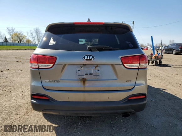 2017 Kia Sorento LX with VIN 5XYPGDA35HG282538, listed as a Copart auction lot 54011365 with 183,158 mi miles and Clean Title. Bid and sale history available at carsss.com. Image 6.