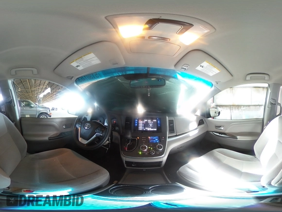 2017 Toyota Sienna LE Auto Access Seat with VIN 5TDKZ3DC4HS810857, listed as a Copart auction lot 51301465 with 150,138 mi miles and Salvage Title. Bid and sale history available at carsss.com. Image 14.