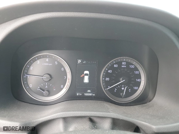 2017 Hyundai Tucson Value with VIN KM8J33A21HU474391, listed as a Copart auction lot 53798065 with 102,287 mi miles and Clean Title. Bid and sale history available at carsss.com. Image 9.