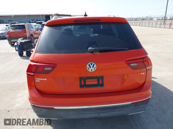 2018 Volkswagen Tiguan SEL Premium with VIN 3VV5B7AX8JM116146, listed as a IAAI auction lot 41738184 with 163,731 mi miles and . Bid and sale history available at DreamBid. Image 16.