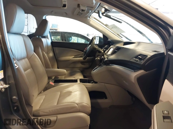 2014 Honda CR-V EX-L with VIN 5J6RM4H76EL043214, listed as a IAAI auction lot 41579664 with 124,681 mi miles. Bid and sale history available at carsss.com. Image 5.