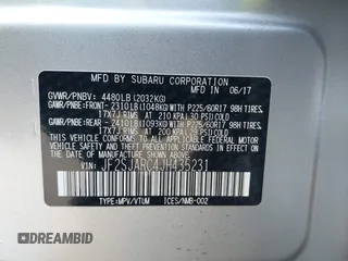 2018 Subaru Forester Limited with VIN JF2SJARC4JH435231, listed as a IAAI auction lot 42011028 with 51,901 mi miles. Bid and sale history available at carsss.com. Image 9.