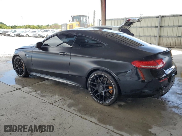 2017 Mercedes-Benz C 63 S AMG with VIN WDDWJ8HB7HF444373, listed as a Copart auction lot 47500484 with 44,881 mi miles and . Bid and sale history available at carsss.com. Image 2.